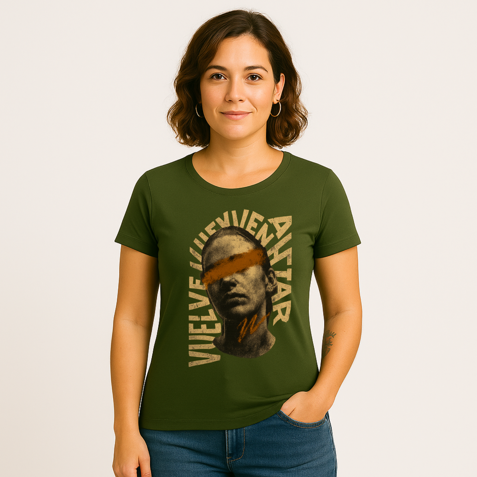 Camiseta Vuelve a Empezar – Baby Long Estonada Feminina OxVibe com Arte Urbana