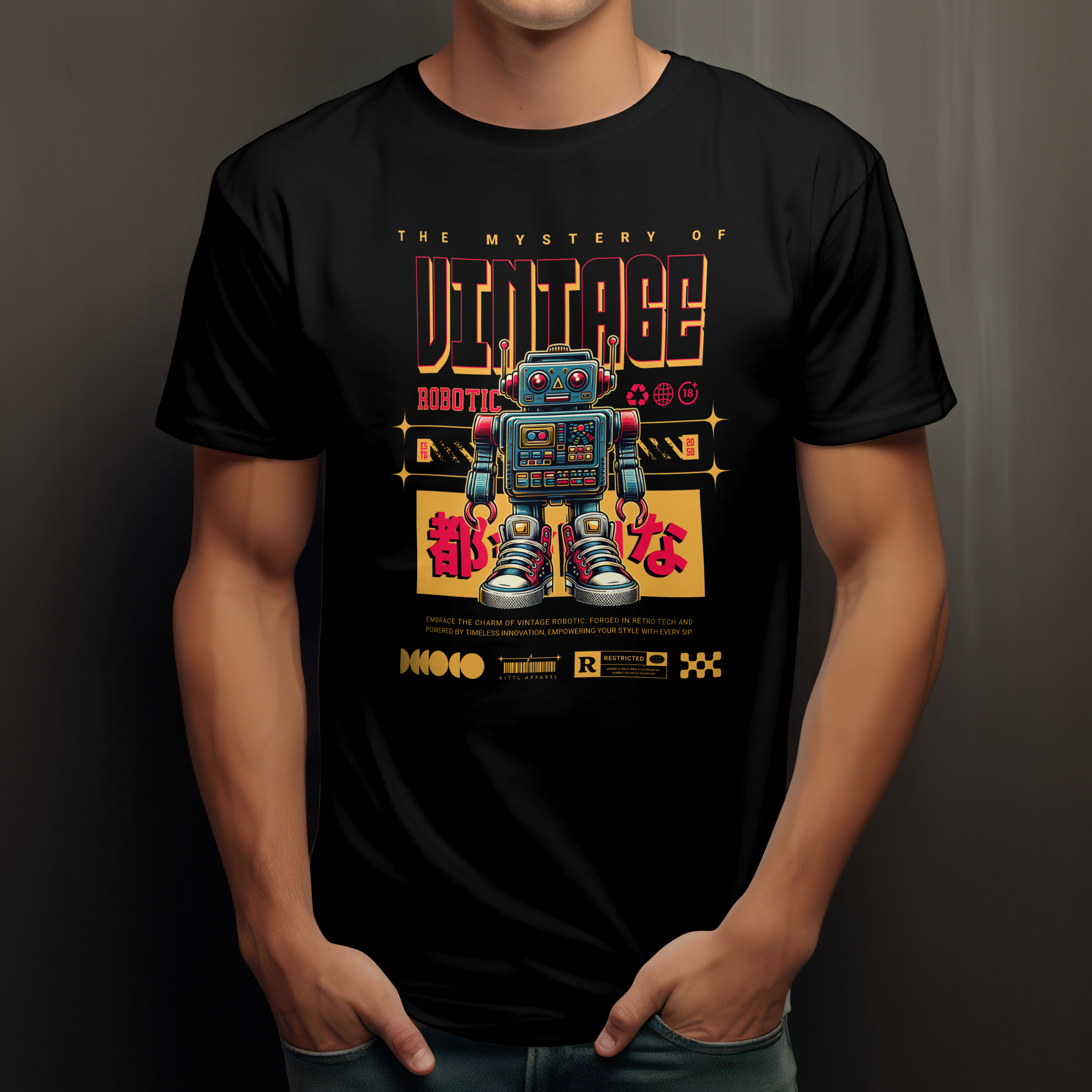 CAMISETA PREMIUM | Robot Vintage