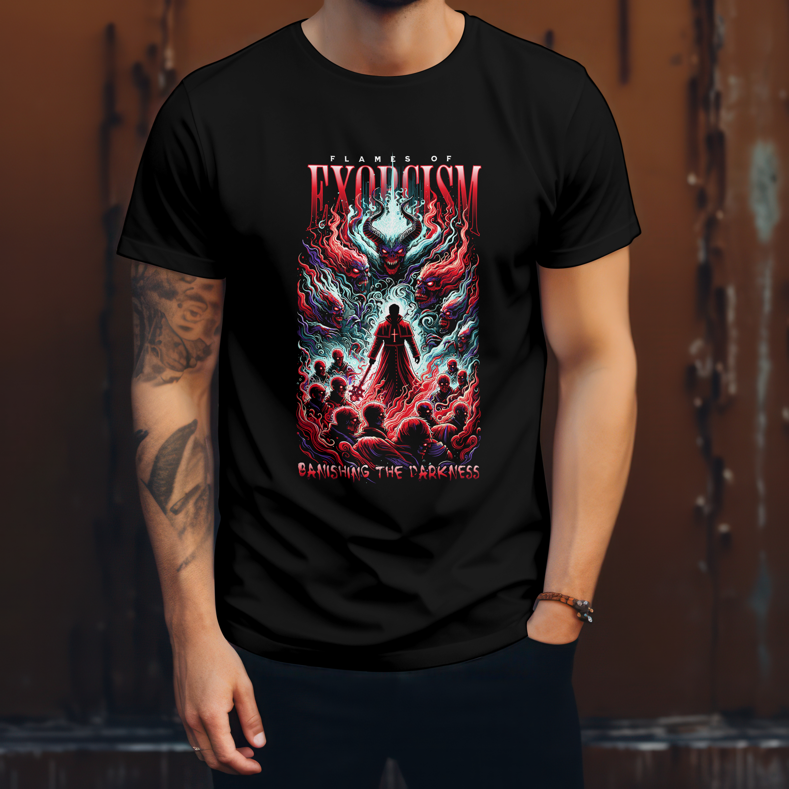 CAMISETA PREMIUM | Flames of Exorcism