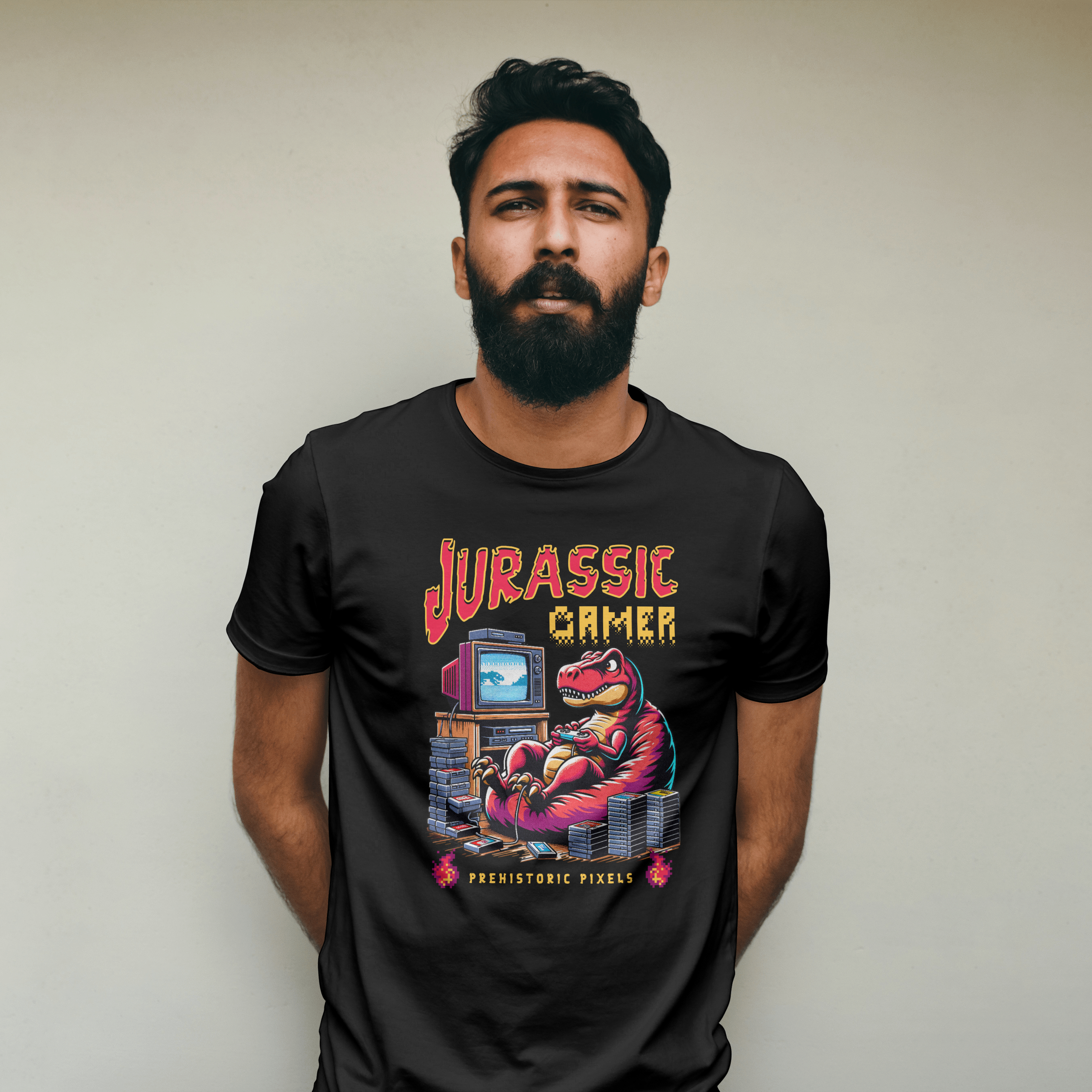 CAMISETA PREMIUM | Jurassic Gamer