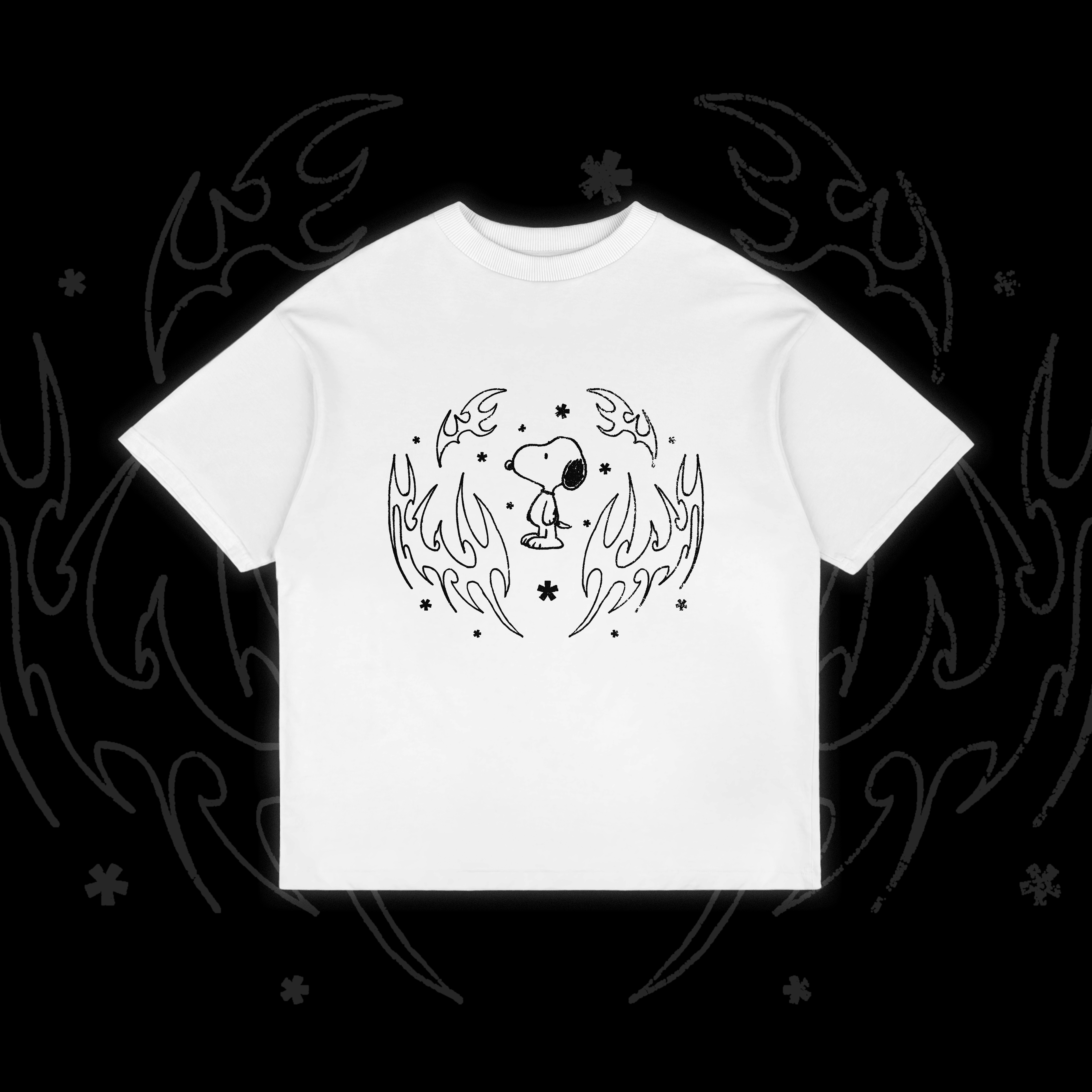 Oversized Esnupi Cybertribal - Branca