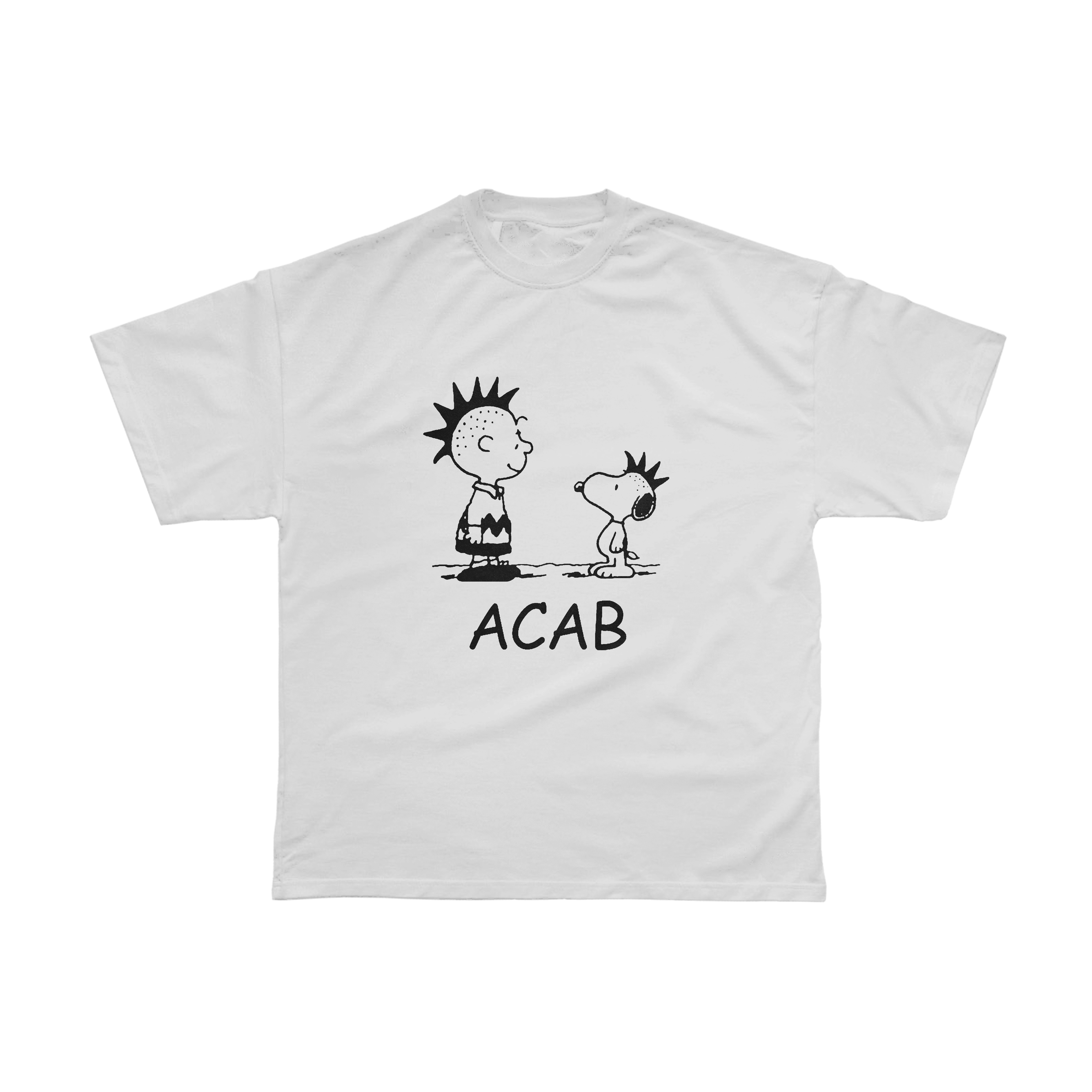 Camiseta Esnupunk ACAB Branca