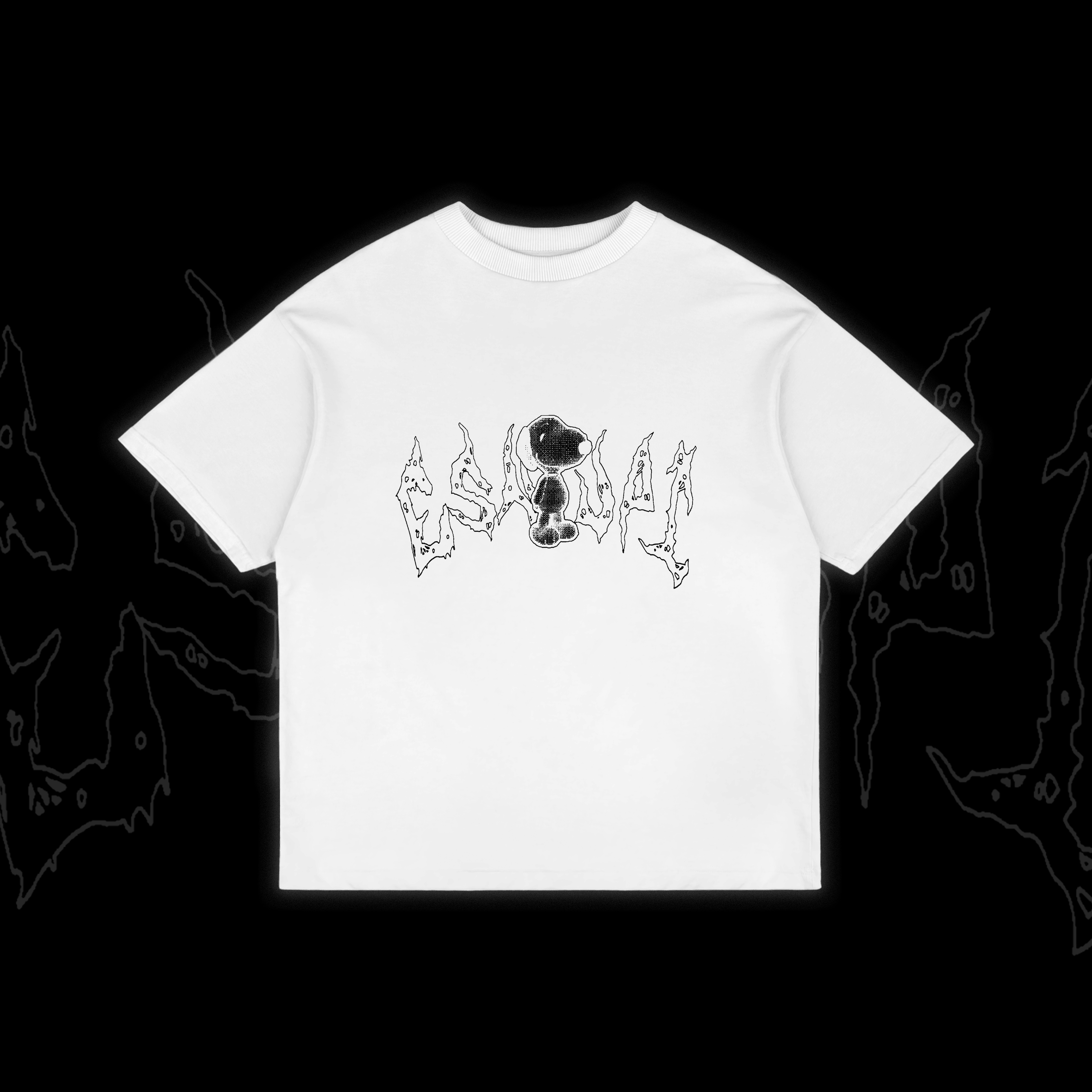 Oversized Esnupi Death Metal - Branca