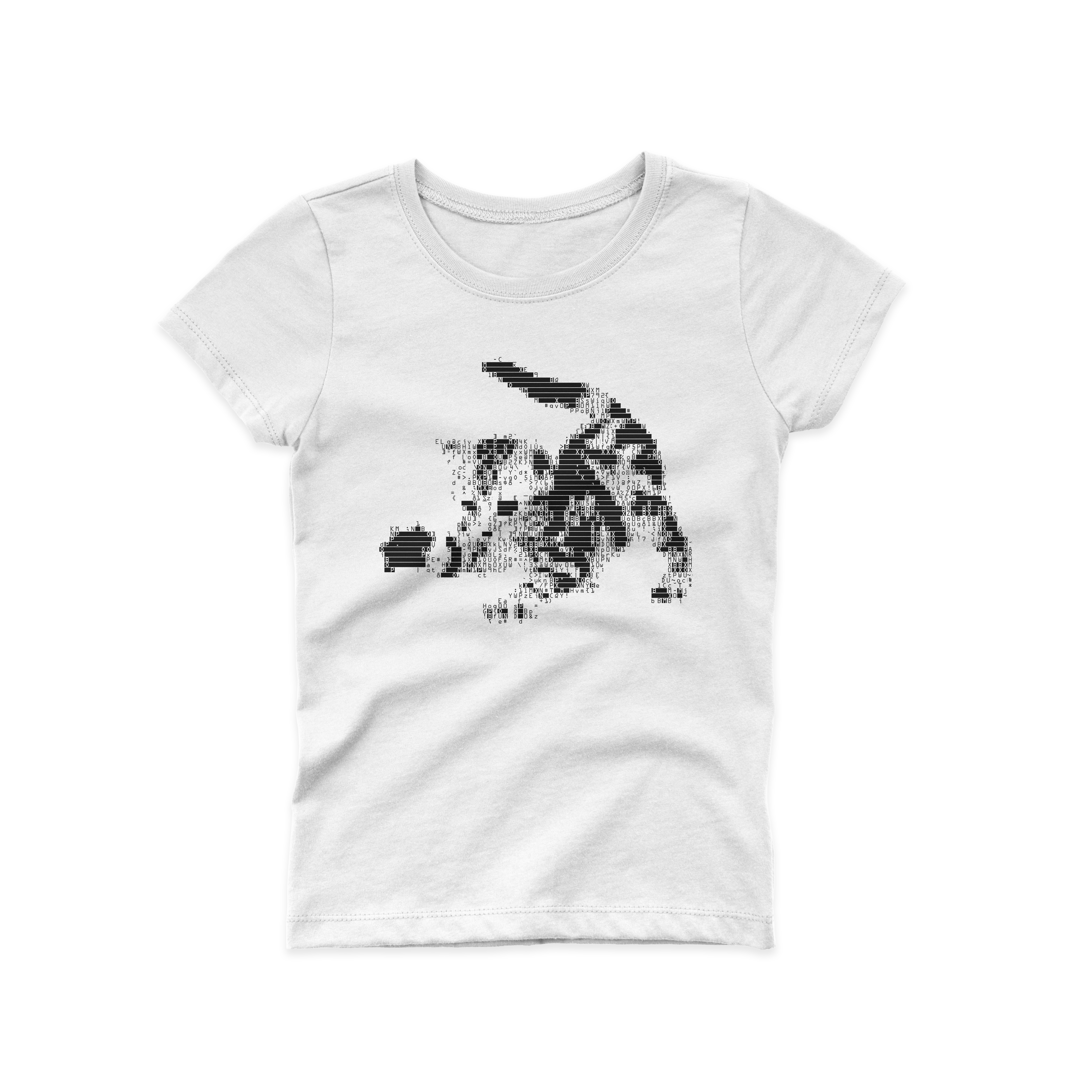 Baby Tee Gatinho ASCII