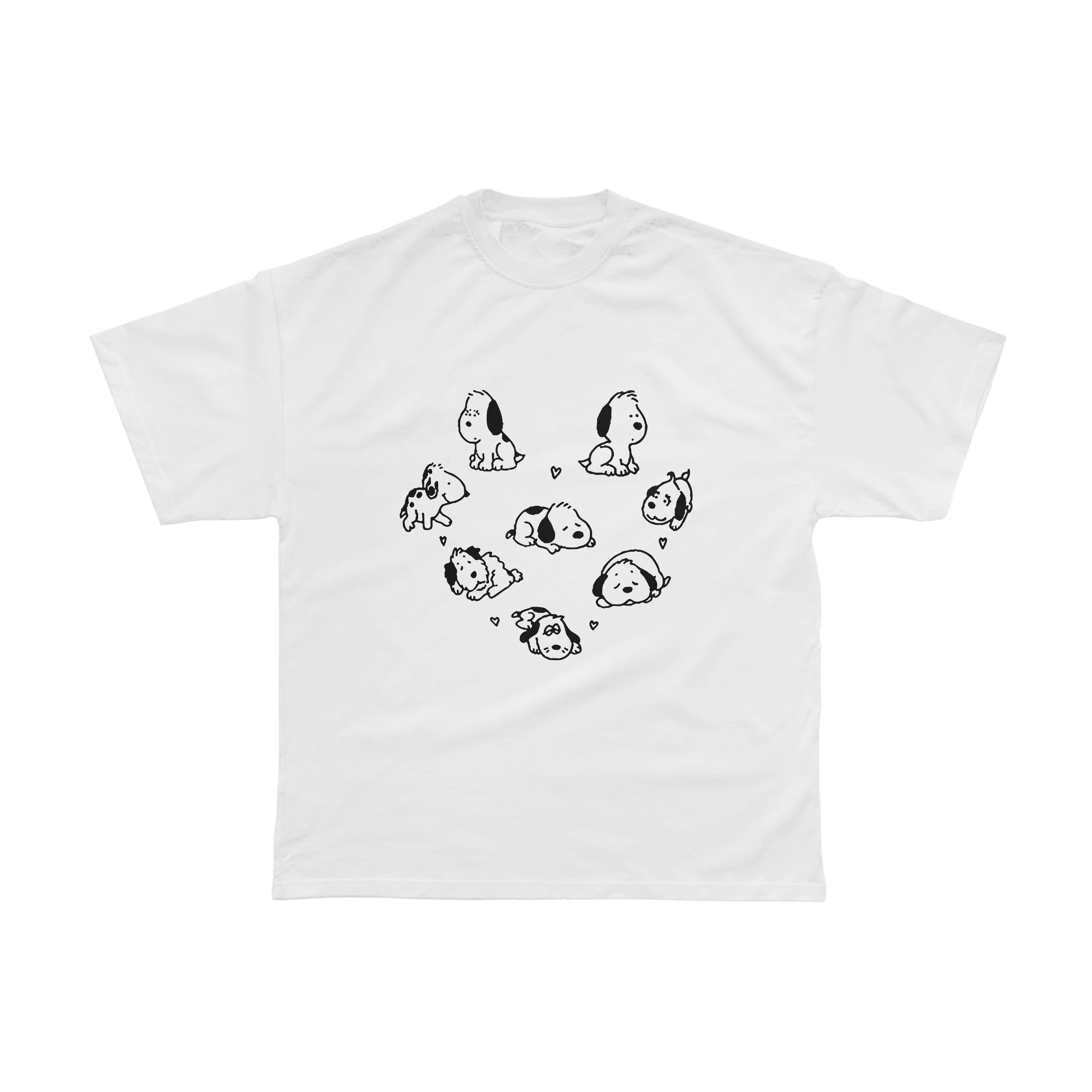 Camiseta Coração de Esnupis Branca