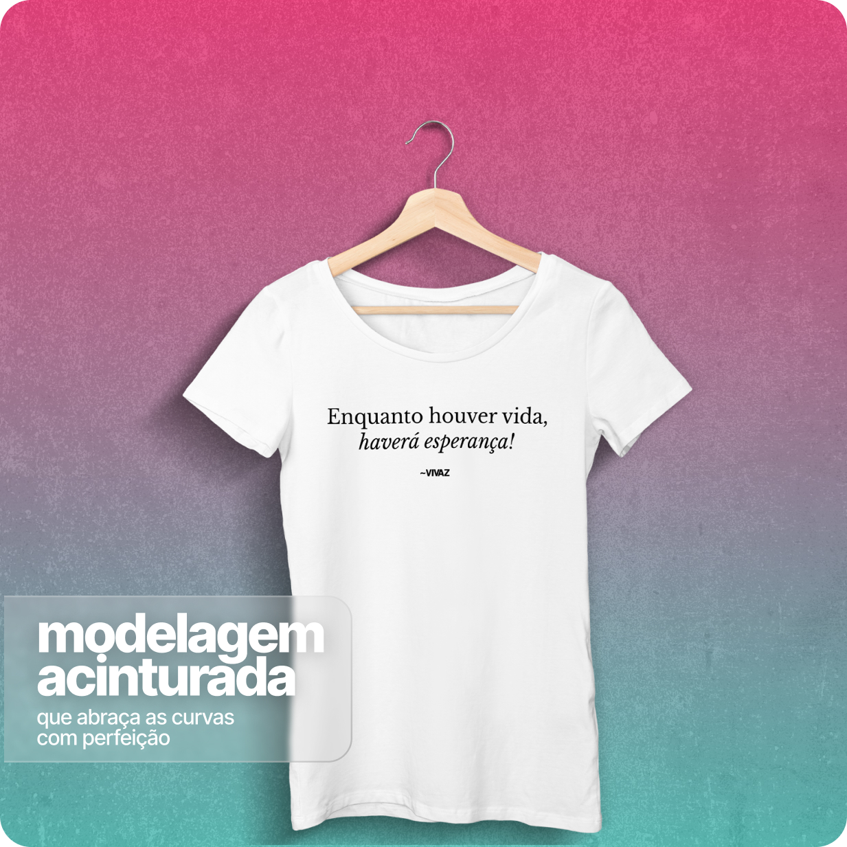 Camiseta Feminina Baby Long Quality – Enquanto Houver Vida 