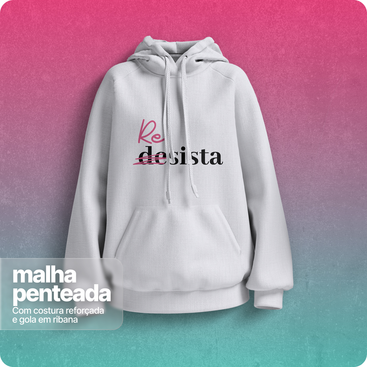 Moletom Canguru Quality Unissex – Resista