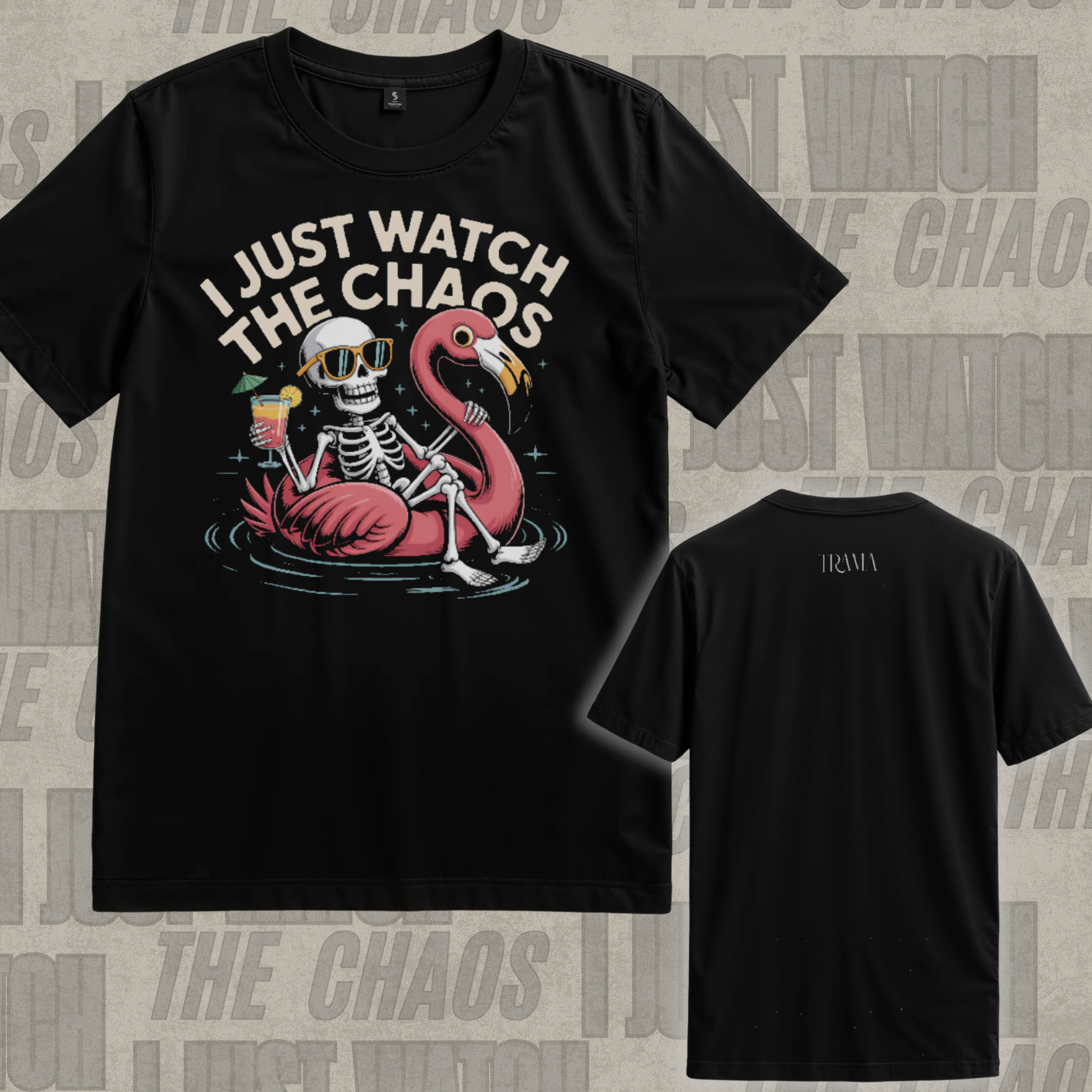 Camisa prime preta I JUST WATCH THE  CHAOS