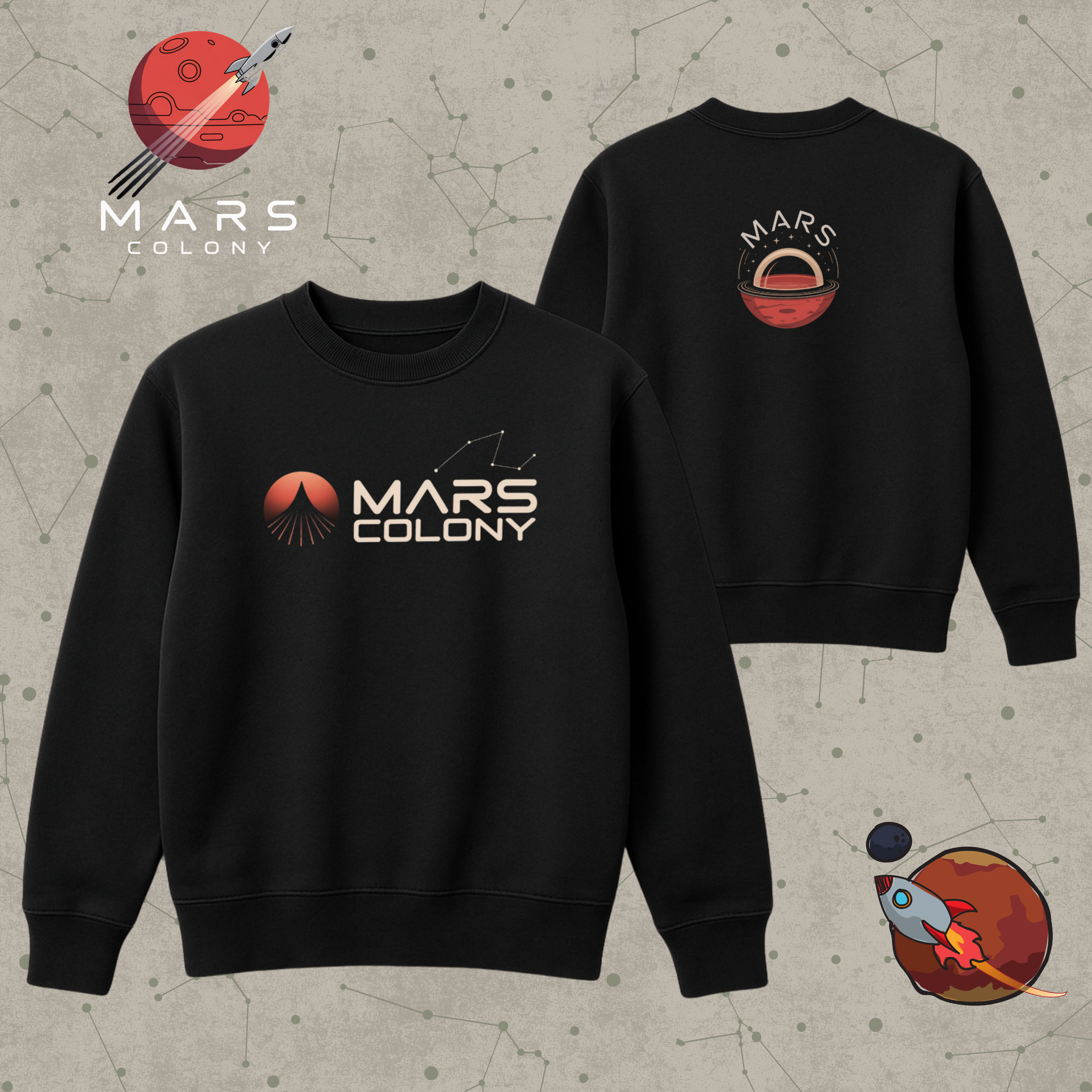 Moletom Prime Fechado | Mars Colony
