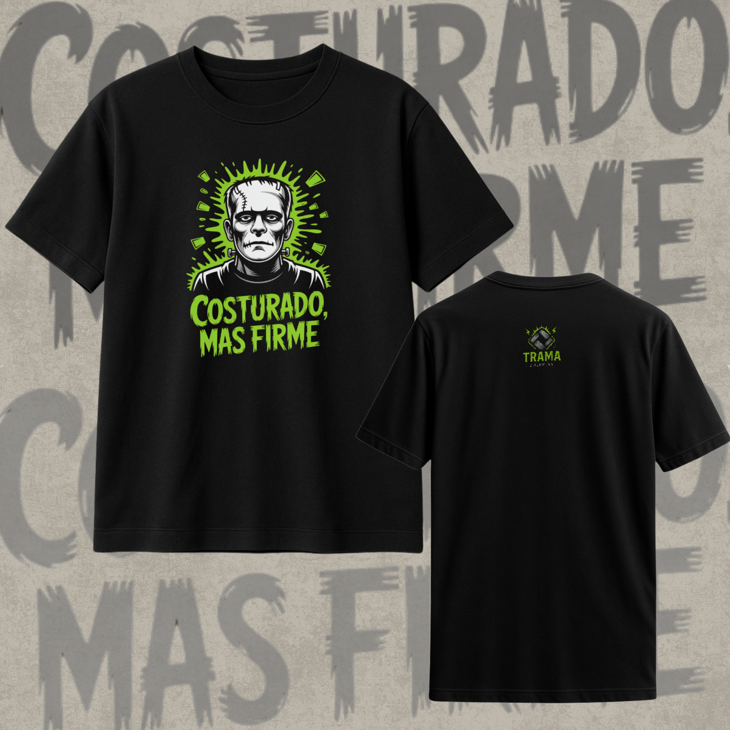 Camiseta Prime Frankenstein – Costurado, Mas Firme