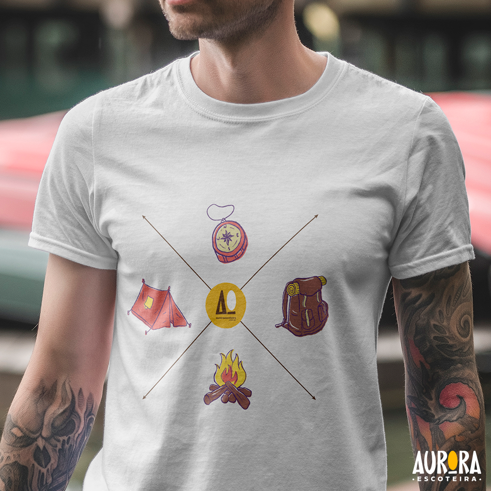 Camiseta - Acampamento