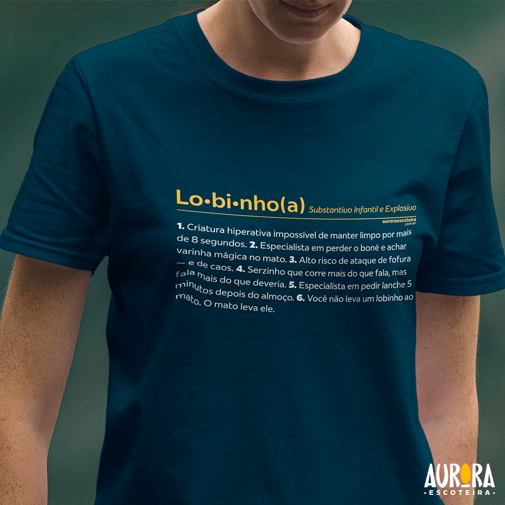 Camiseta - Verbete Lobinho
