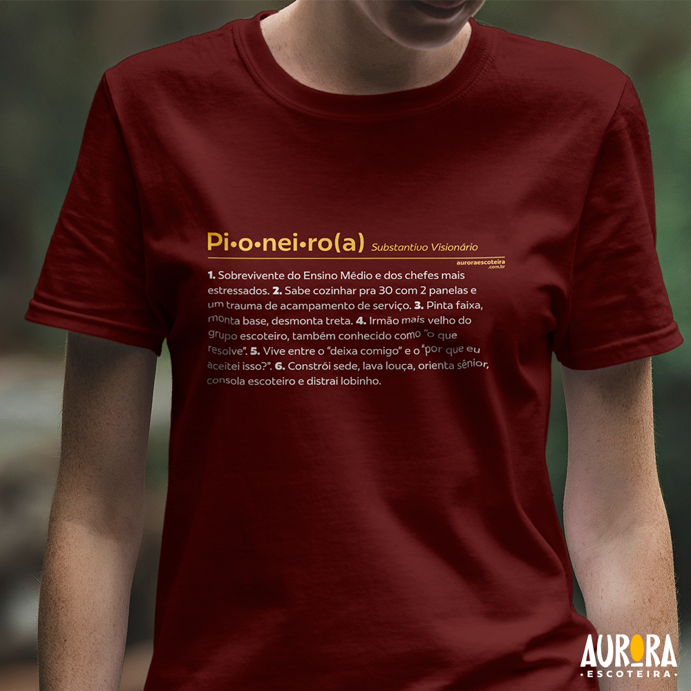 Camiseta - Verbete Pioneiro