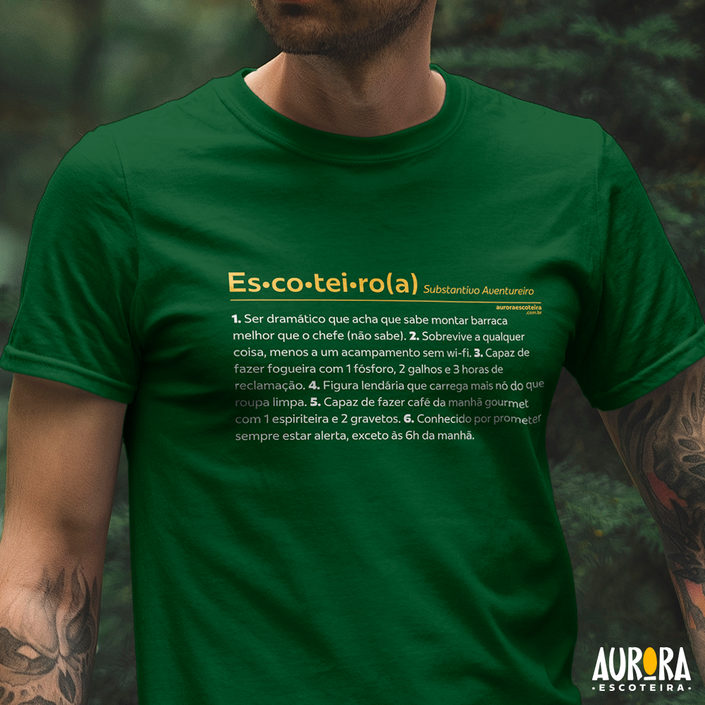Camiseta - Verbete Escoteiro