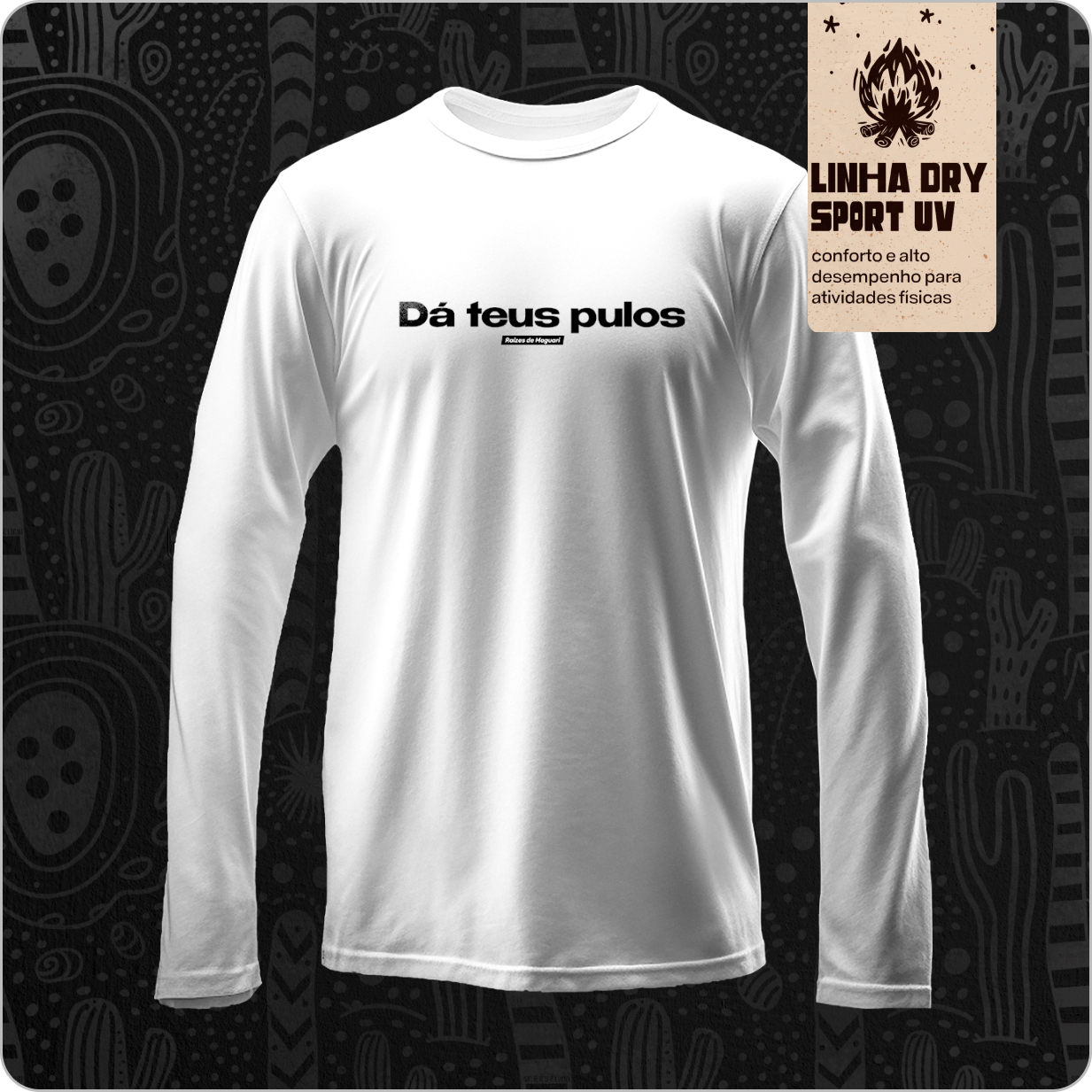 Camisa Manga Longa Dry Sport UV Unissex – Dá teus pulos 