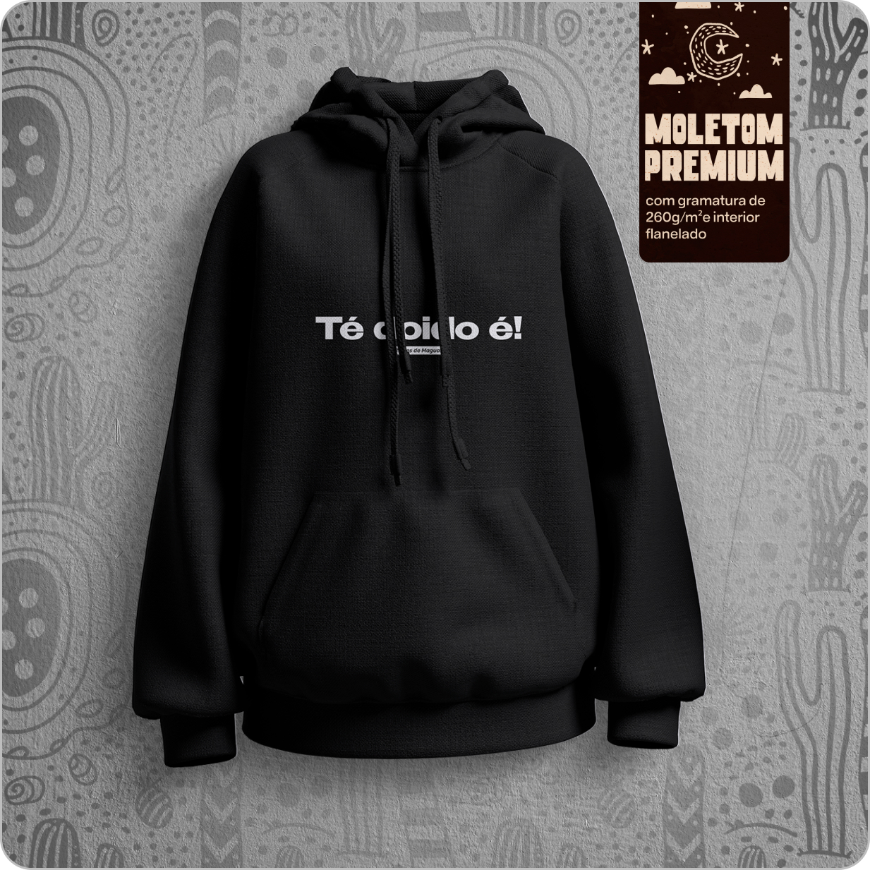 Moletom Canguru Prime Unissex – Té doido é!