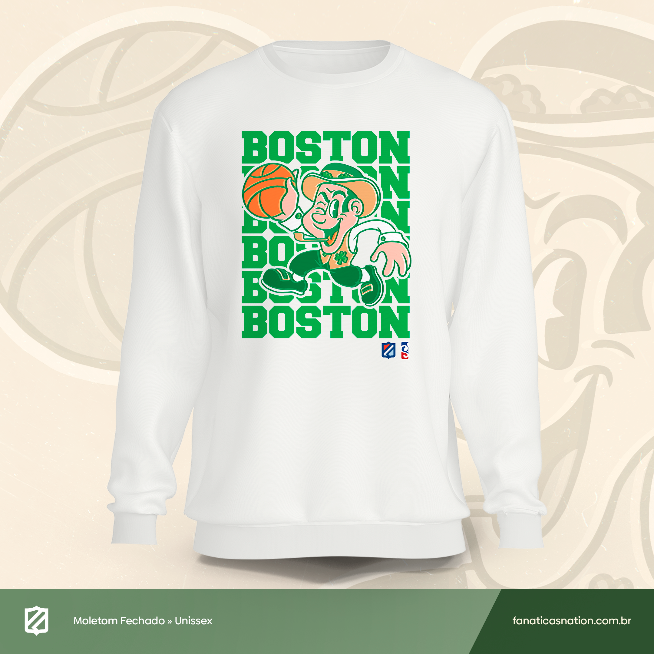 Boston - Leprechaun (moletom)